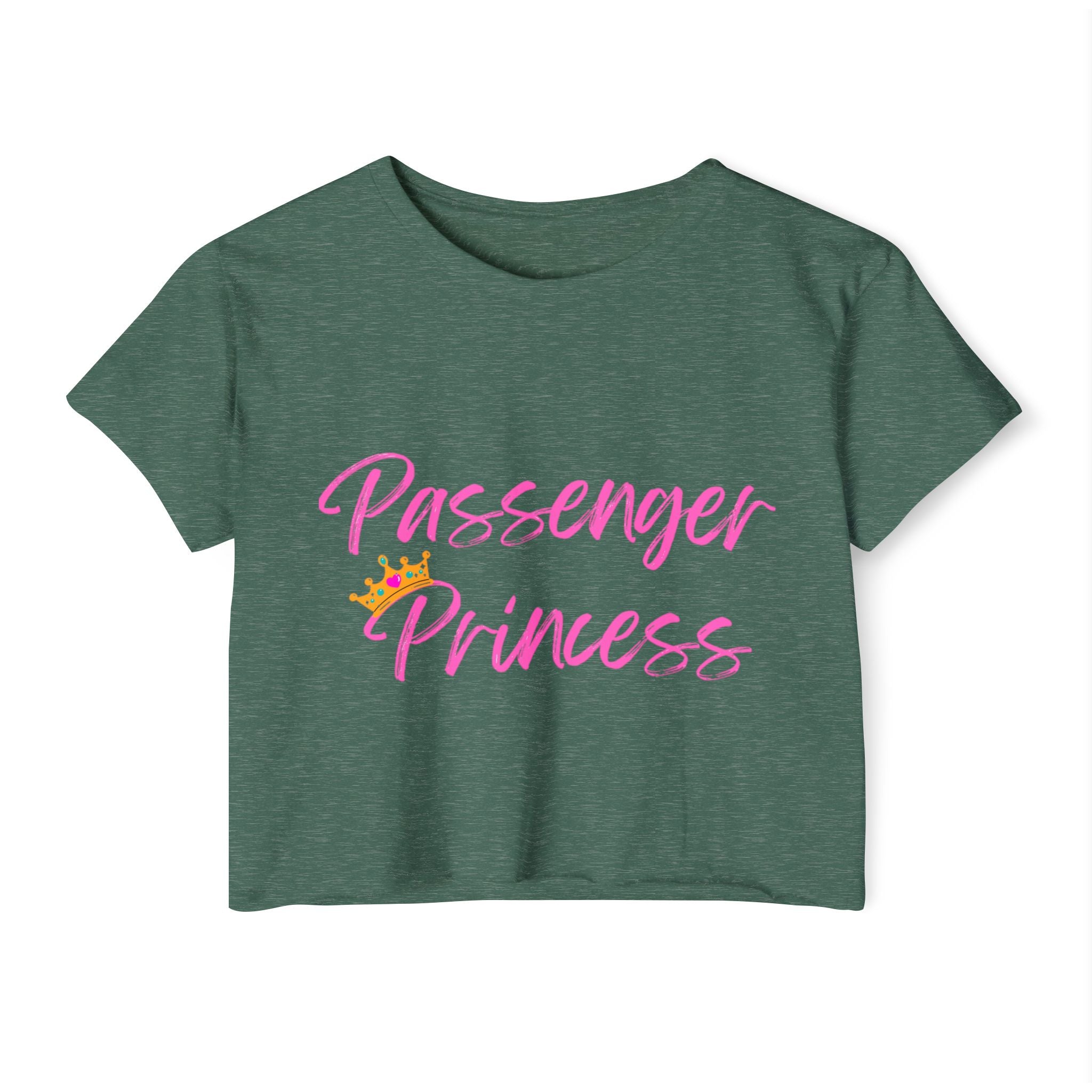 Passenger Princess Crop Top — Women's Festival Graphic Tee