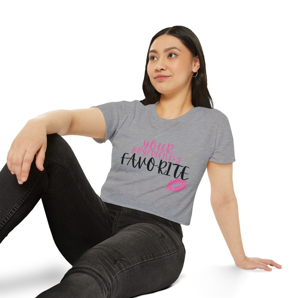 Your Boyfriend's Favorite Crop Top | Women's Festival Shirt