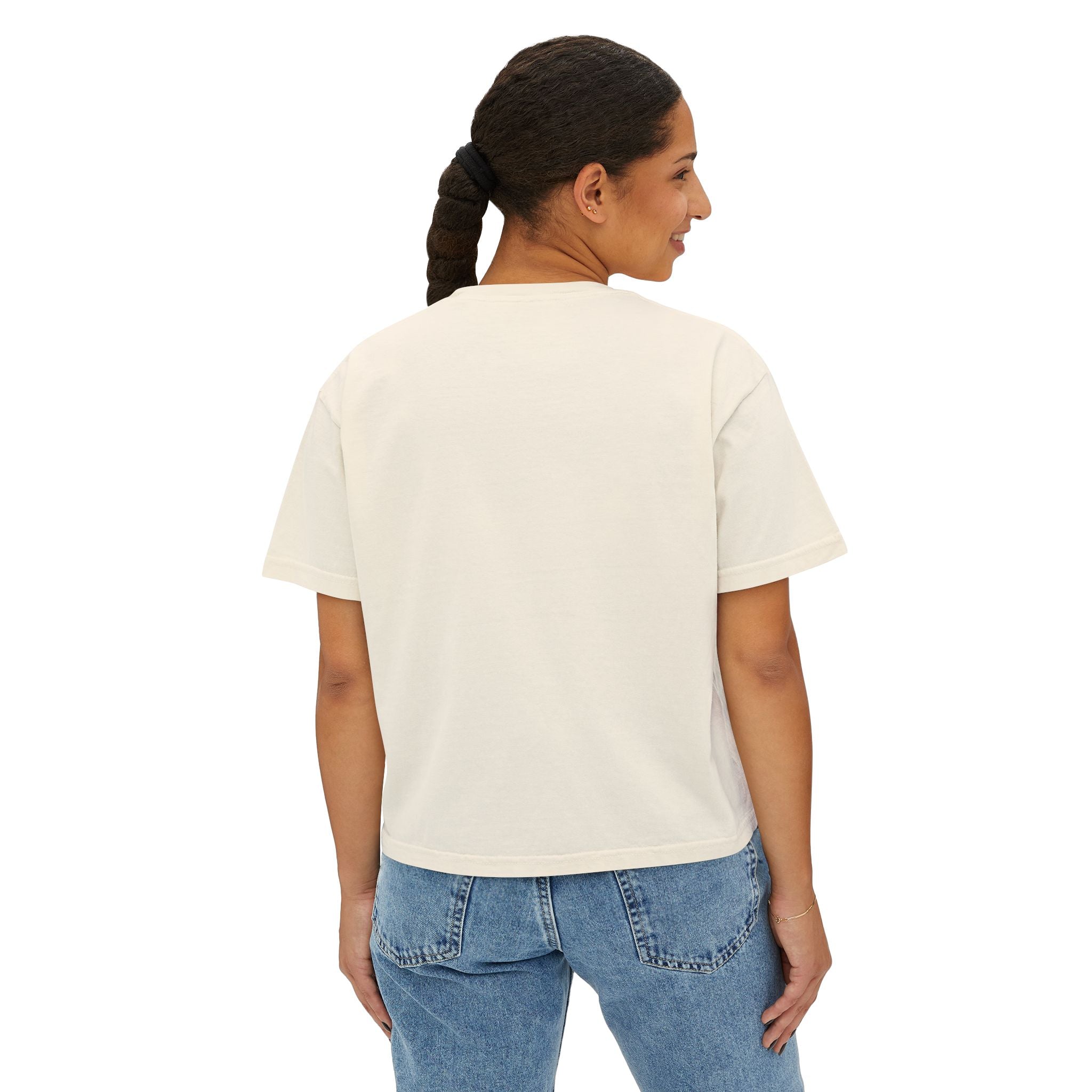 Summer Checklist Boxy Tee — 'Summer Checklist' Graphic Women's Boxy T-Shirt