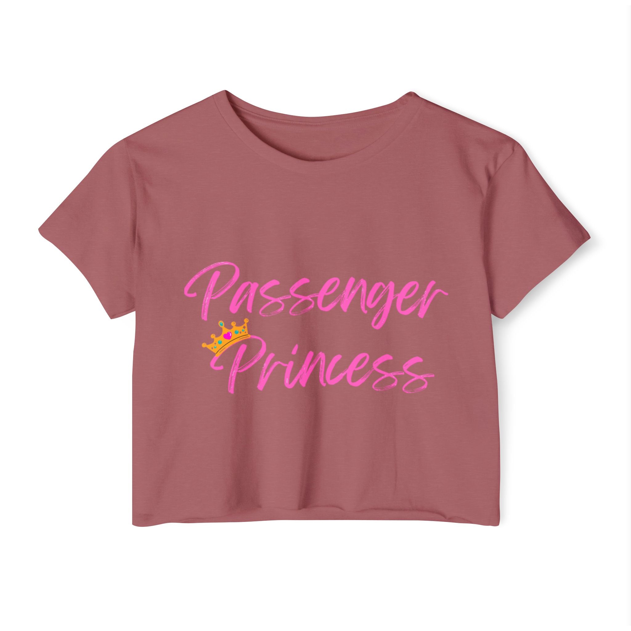 Passenger Princess Crop Top — Women's Festival Graphic Tee