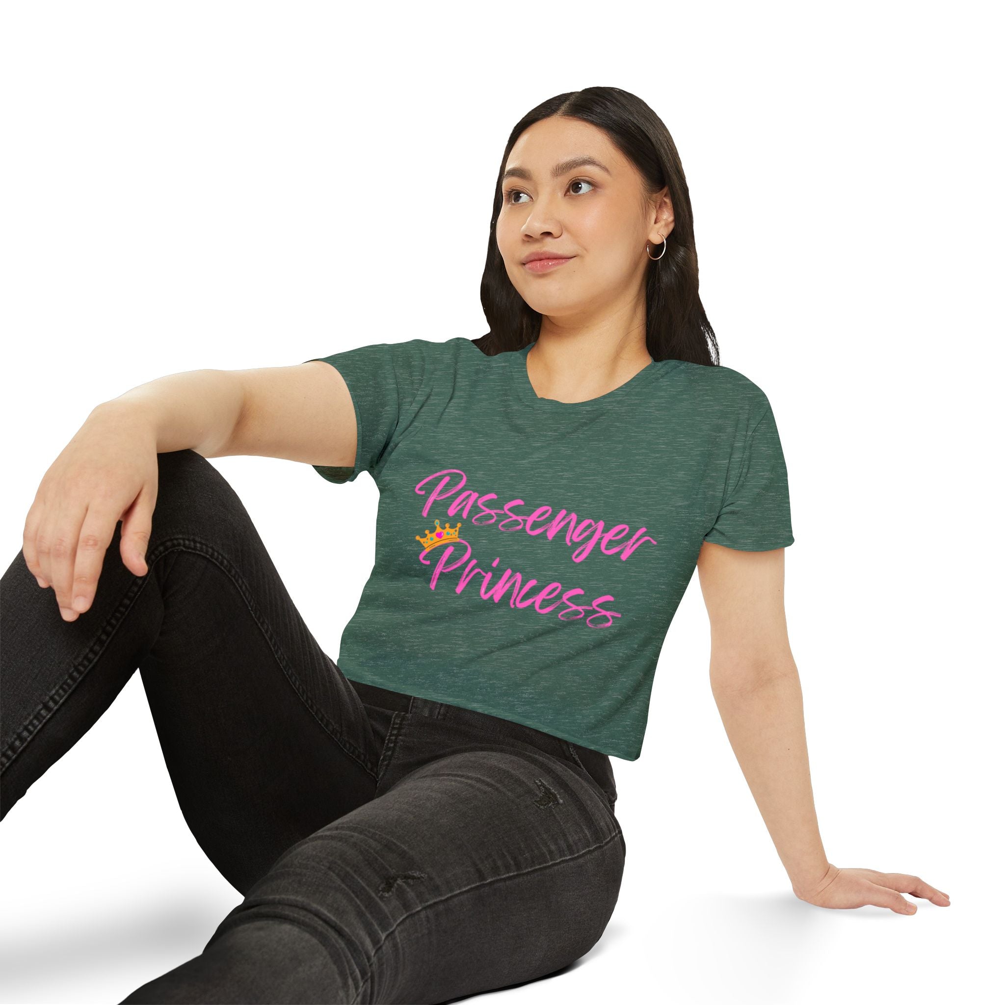 Passenger Princess Crop Top — Women's Festival Graphic Tee