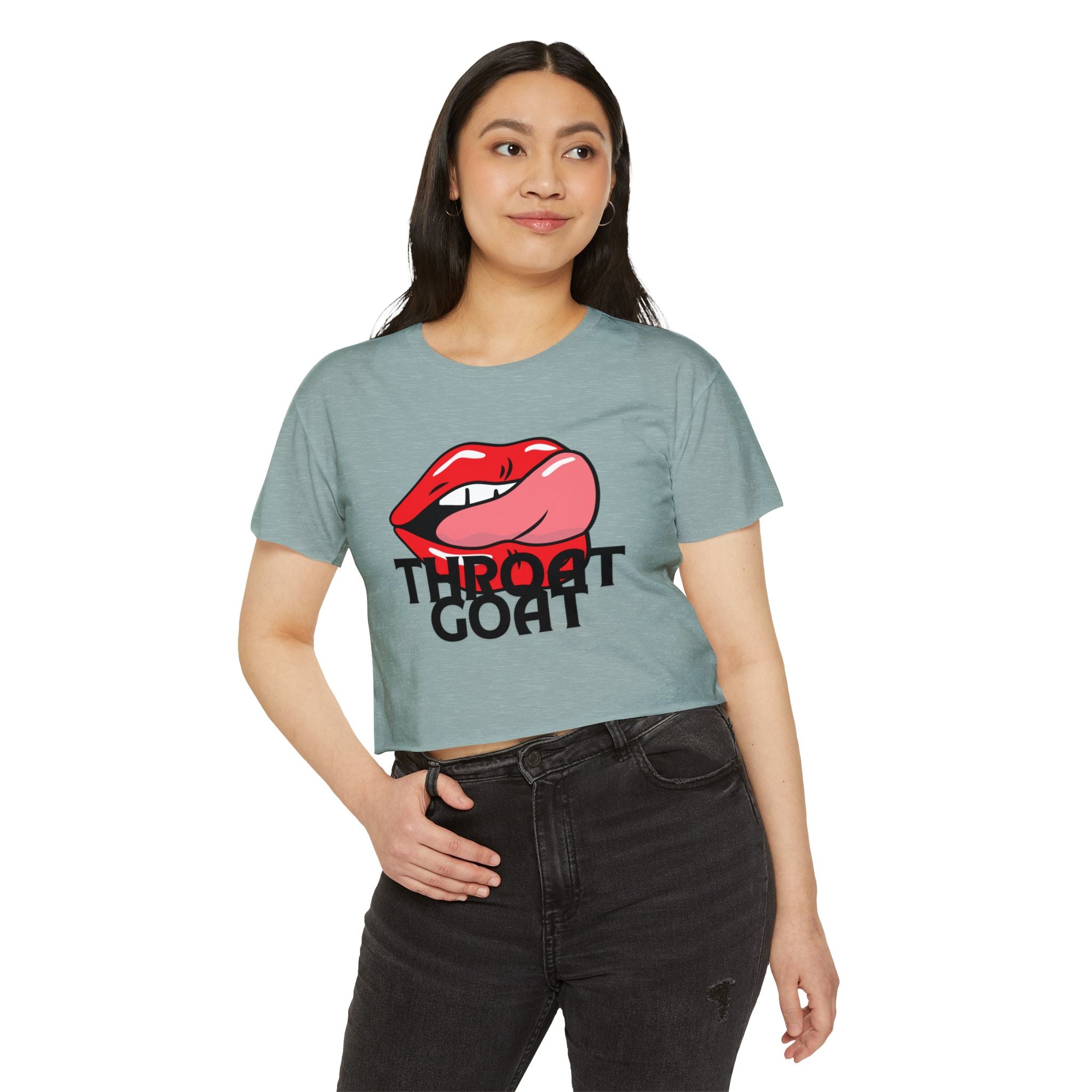 Throat Goat | The "Talent Show" Crop Top Tee