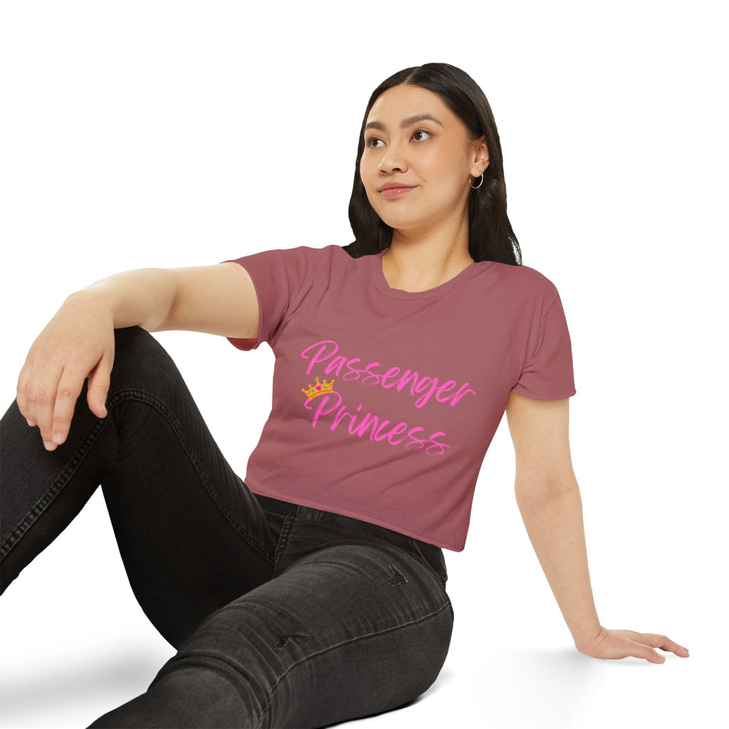 Passenger Princess Crop Top — Women's Festival Graphic Tee