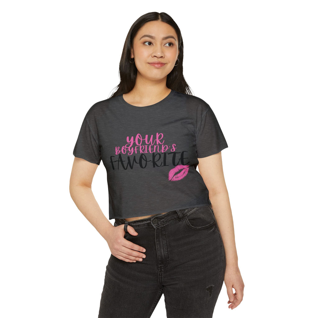 Your Boyfriend's Favorite Crop Top | Women's Festival Shirt