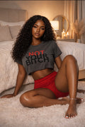 Crop Top — "Not Your Bitch" Bold Statement Festival Tee