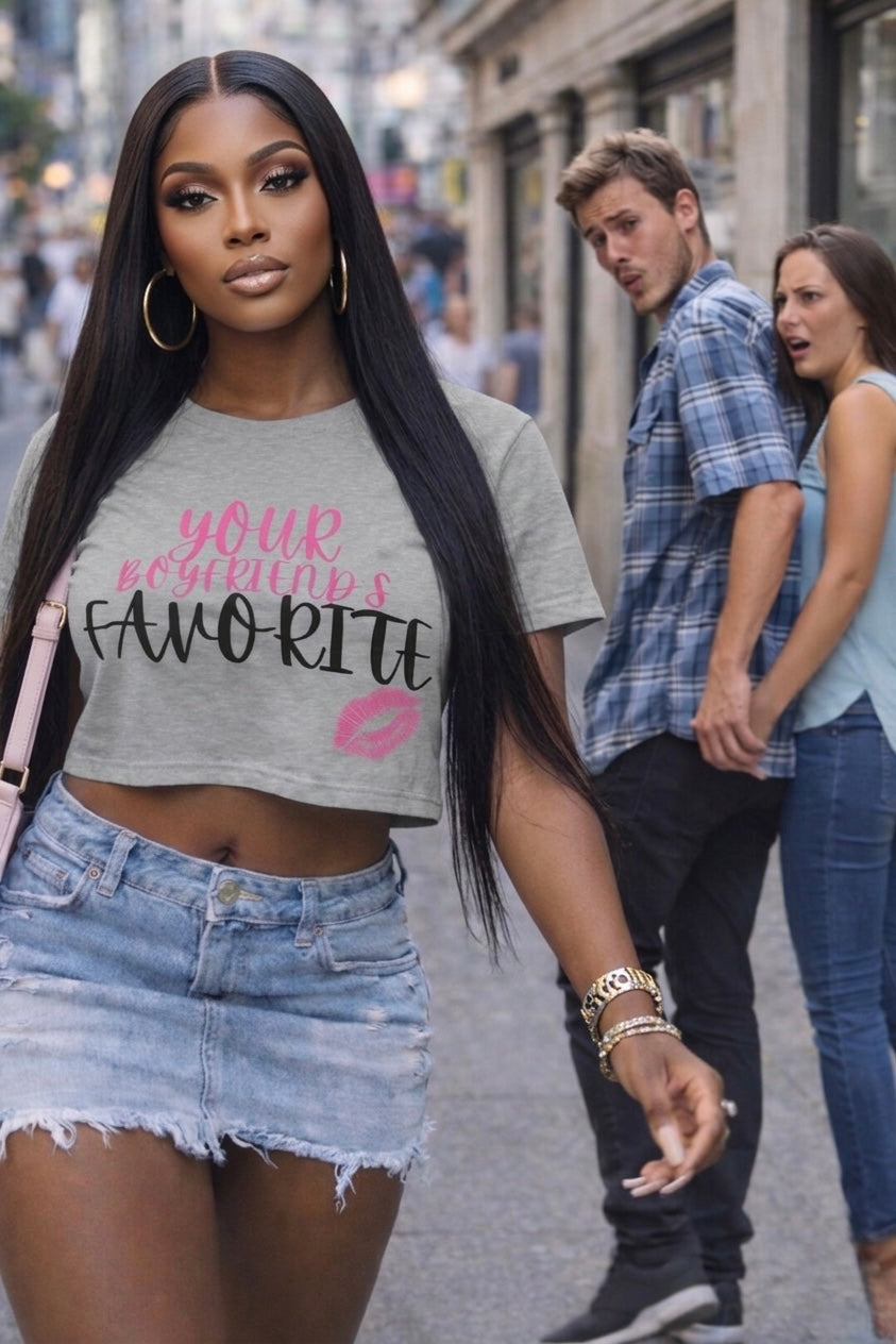 Your Boyfriend's Favorite Crop Top | Women's Festival Shirt