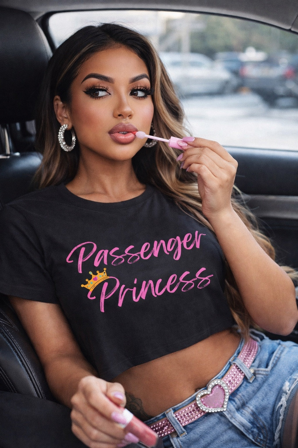 Passenger Princess Crop Top — Women's Festival Graphic Tee