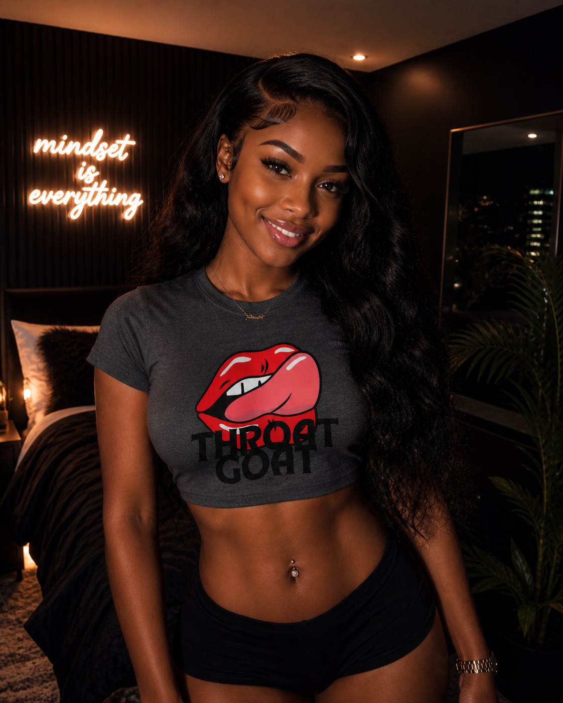 Throat Goat | The "Talent Show" Crop Top Tee