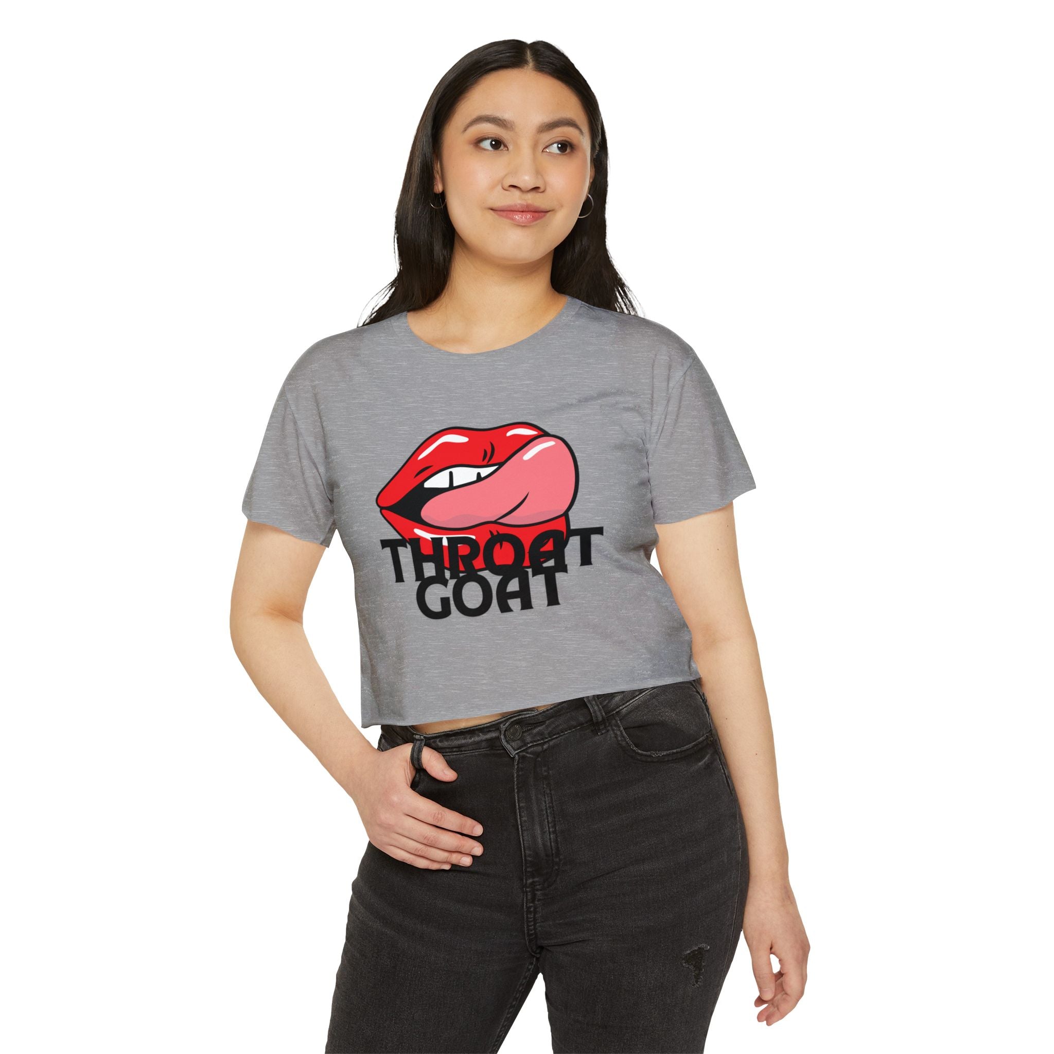 Throat Goat | The "Talent Show" Crop Top Tee