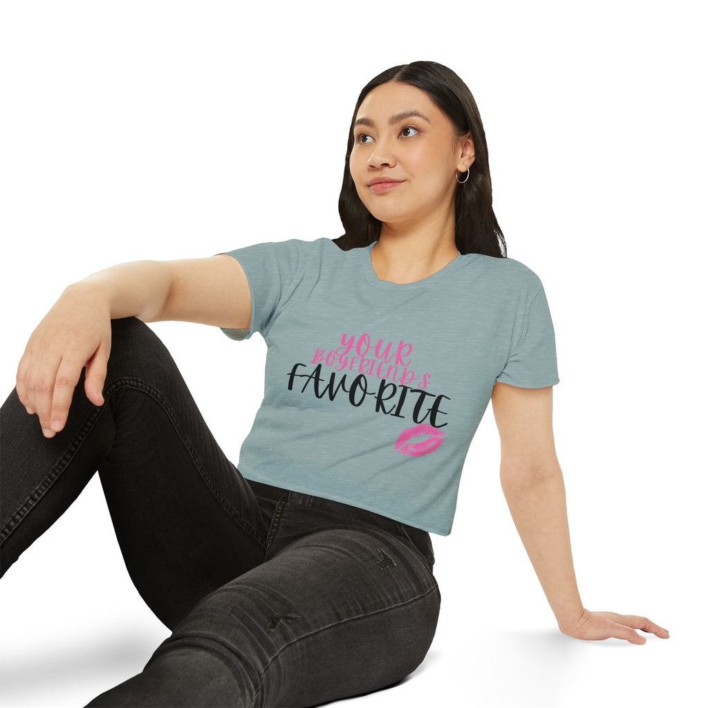 Your Boyfriend's Favorite Crop Top | Women's Festival Shirt