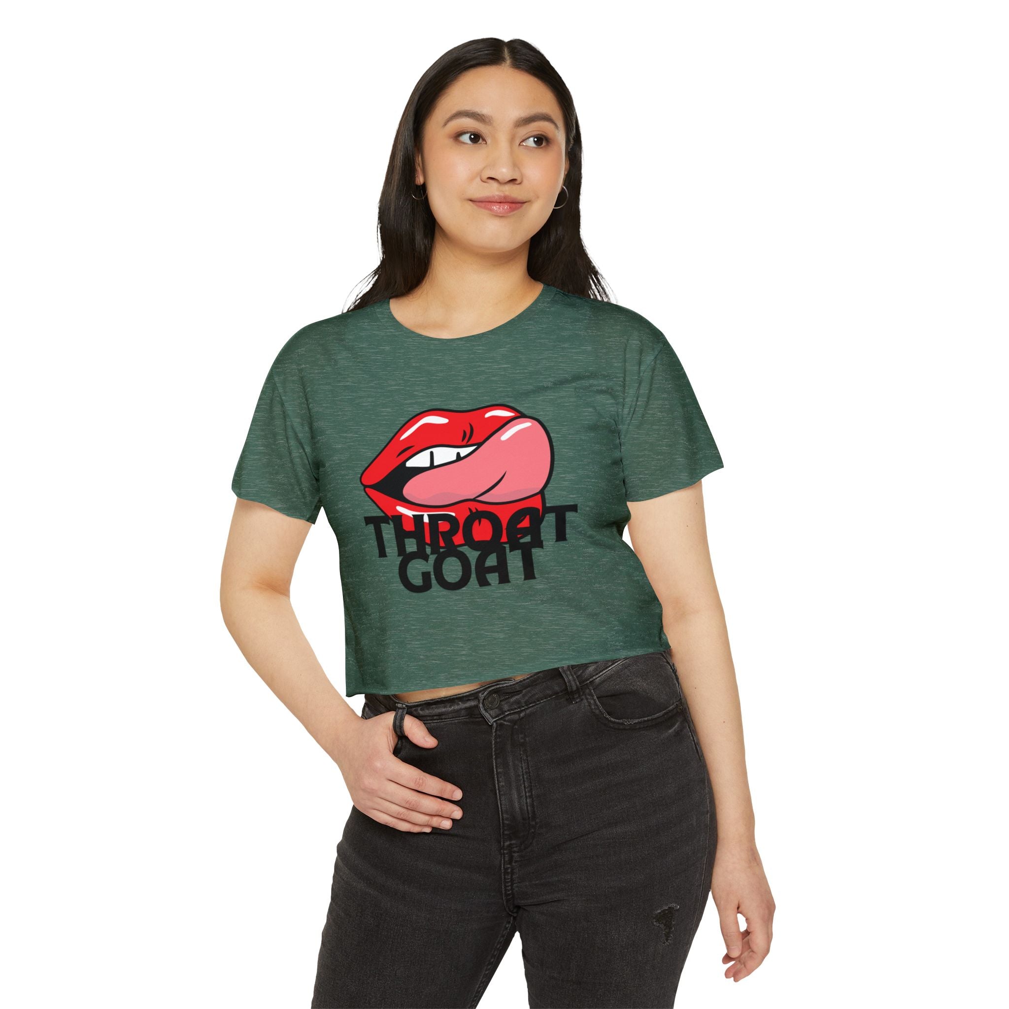 Throat Goat | The "Talent Show" Crop Top Tee