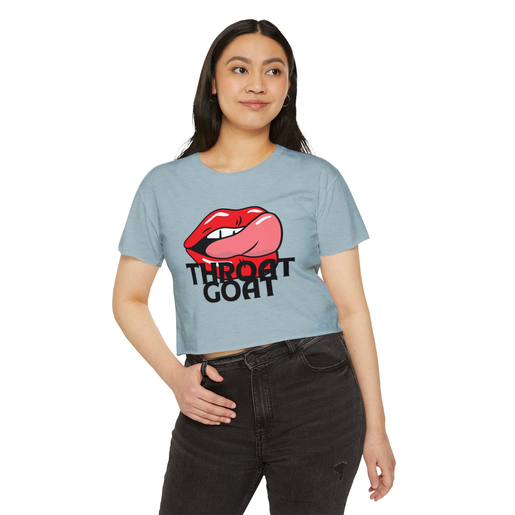 Throat Goat | The "Talent Show" Crop Top Tee