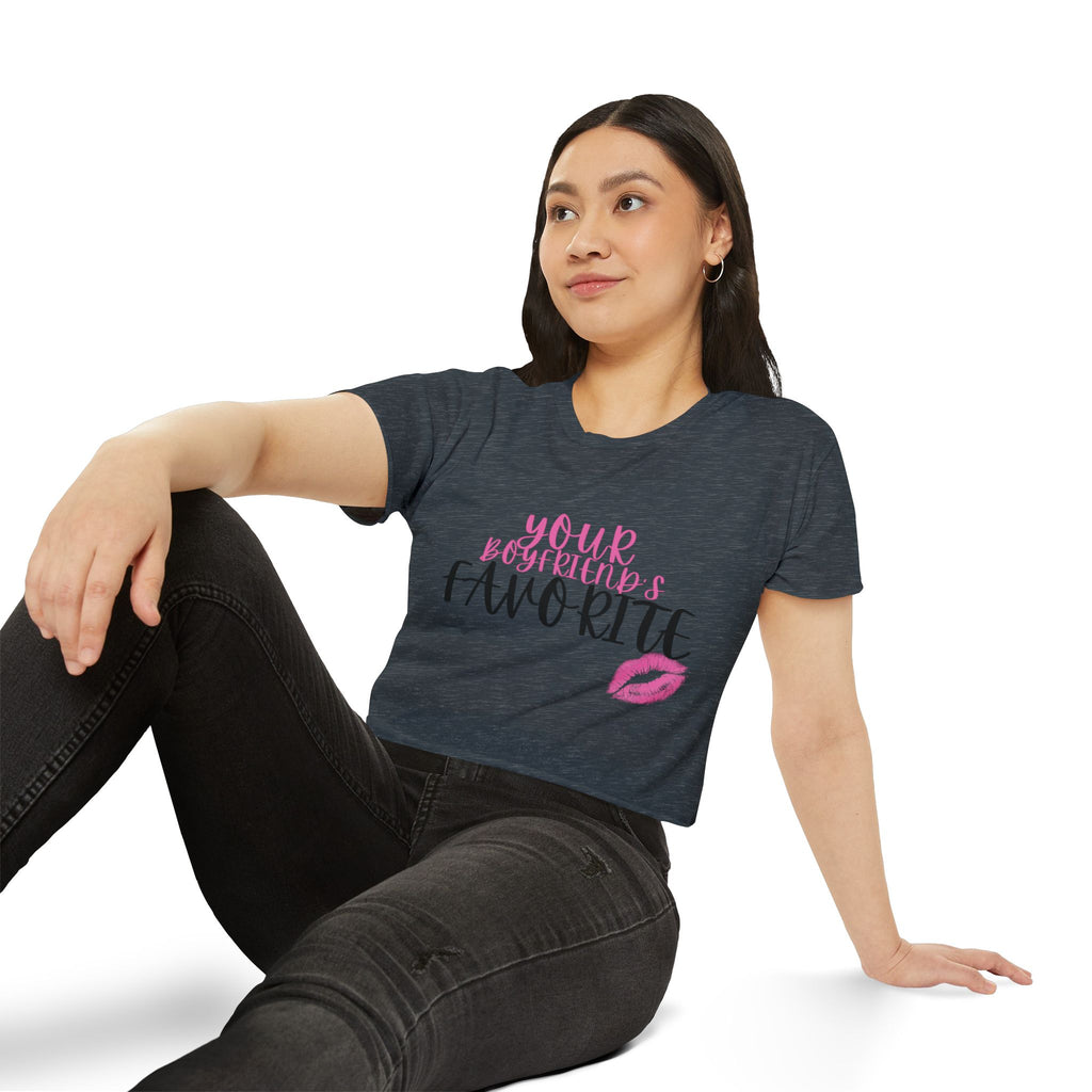 Your Boyfriend's Favorite Crop Top | Women's Festival Shirt