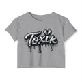 Toxik Drip Crop Top — Women's Festival Graphic Tee