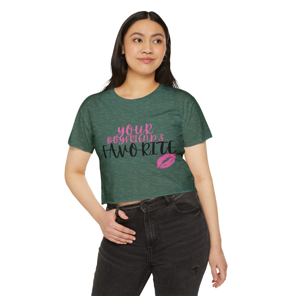 Your Boyfriend's Favorite Crop Top | Women's Festival Shirt