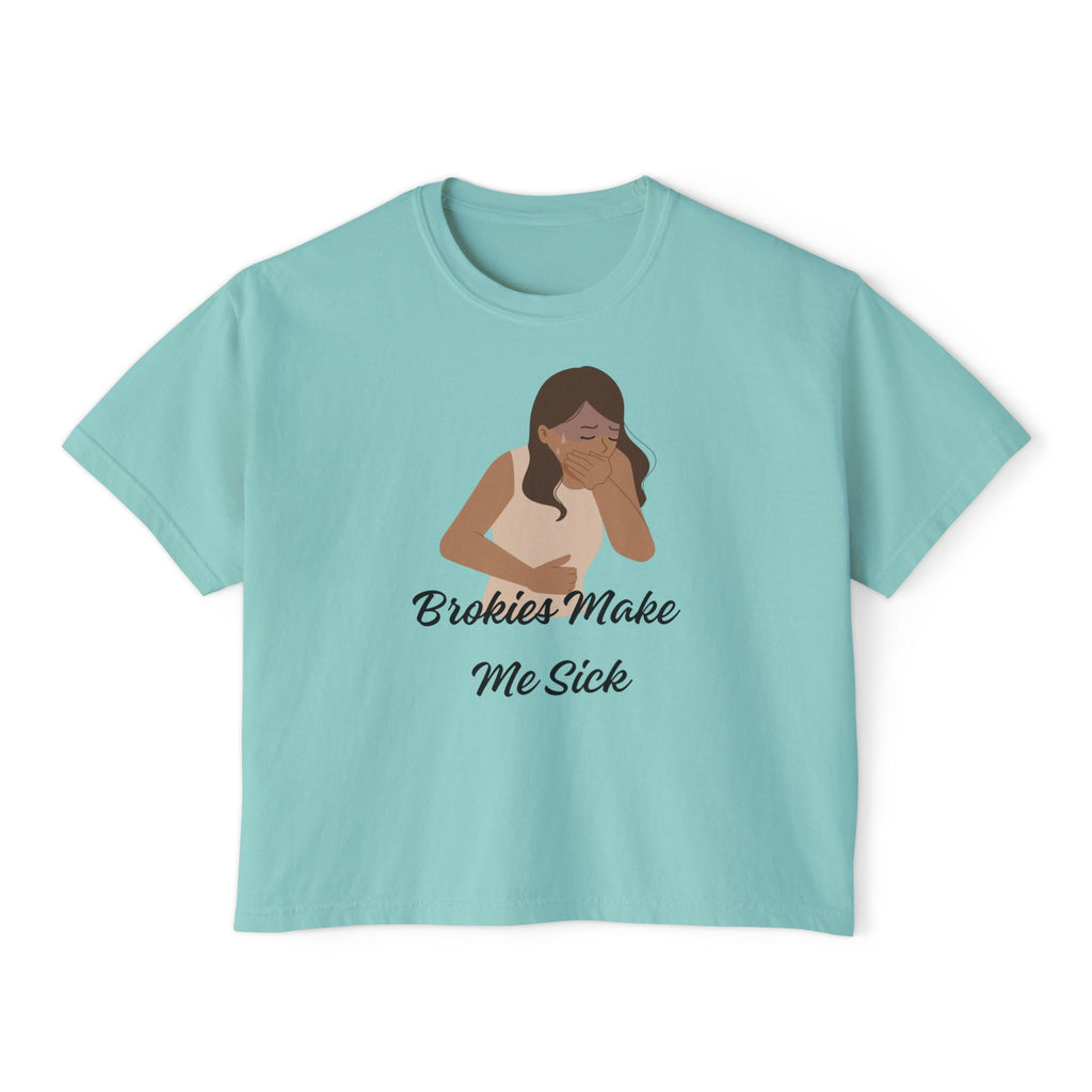 Brokies Make Me Sick | The "Allergy Warning" Boxy Tee