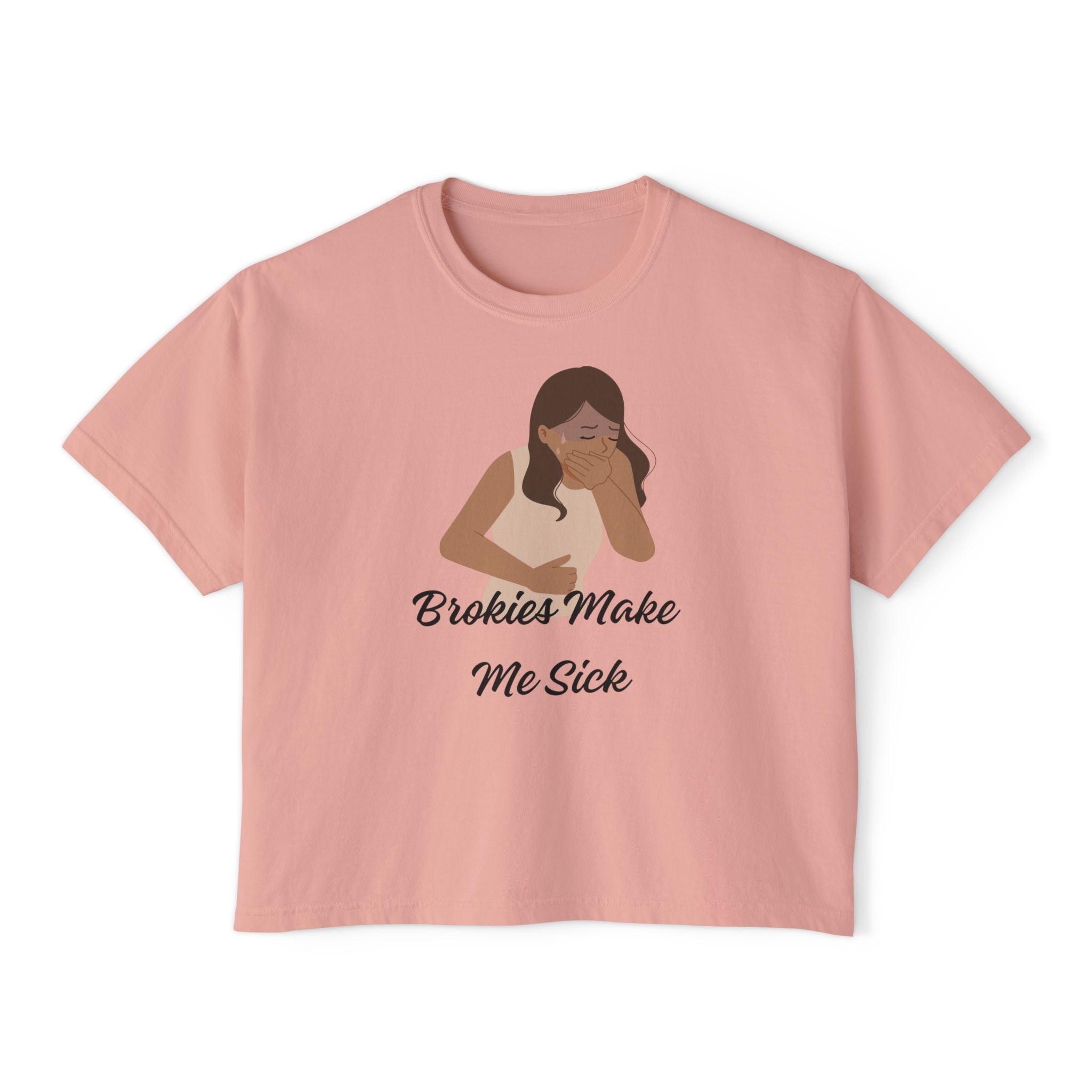 Brokies Make Me Sick | The "Allergy Warning" Boxy Tee