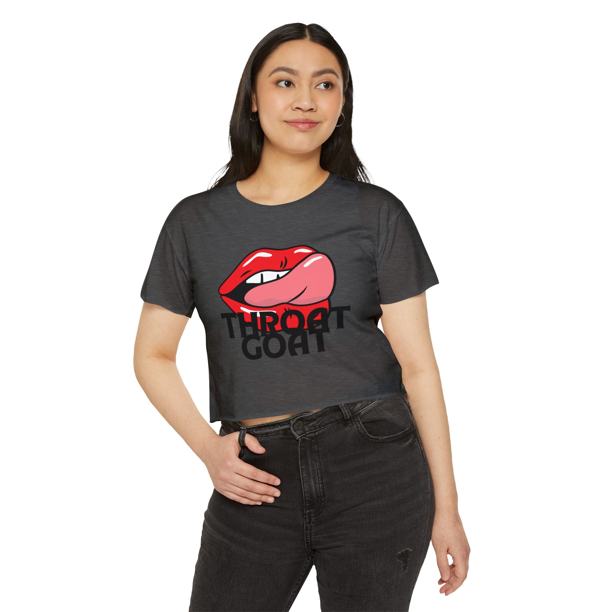 Throat Goat | The "Talent Show" Crop Top Tee